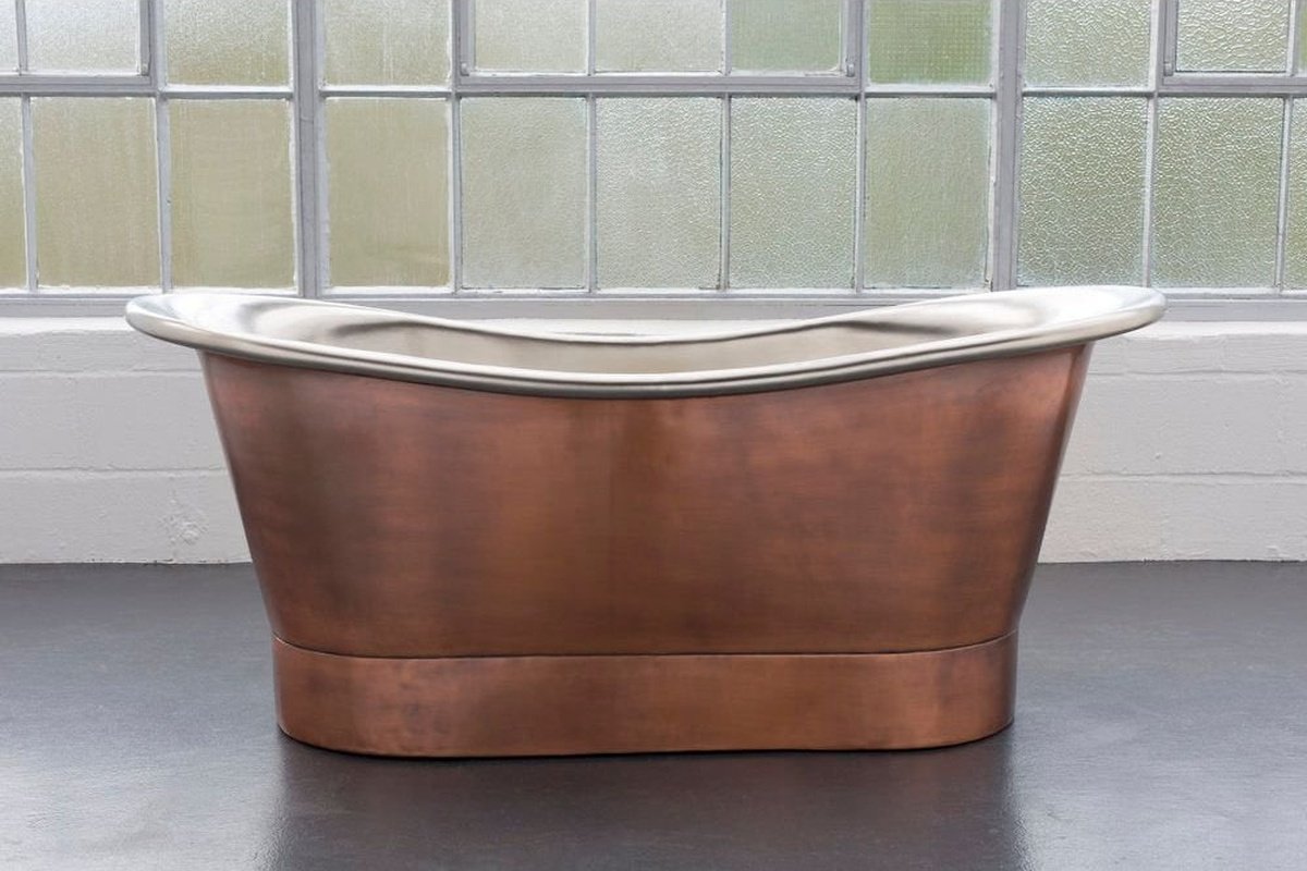 Antique Copper Polished Nickel Bath